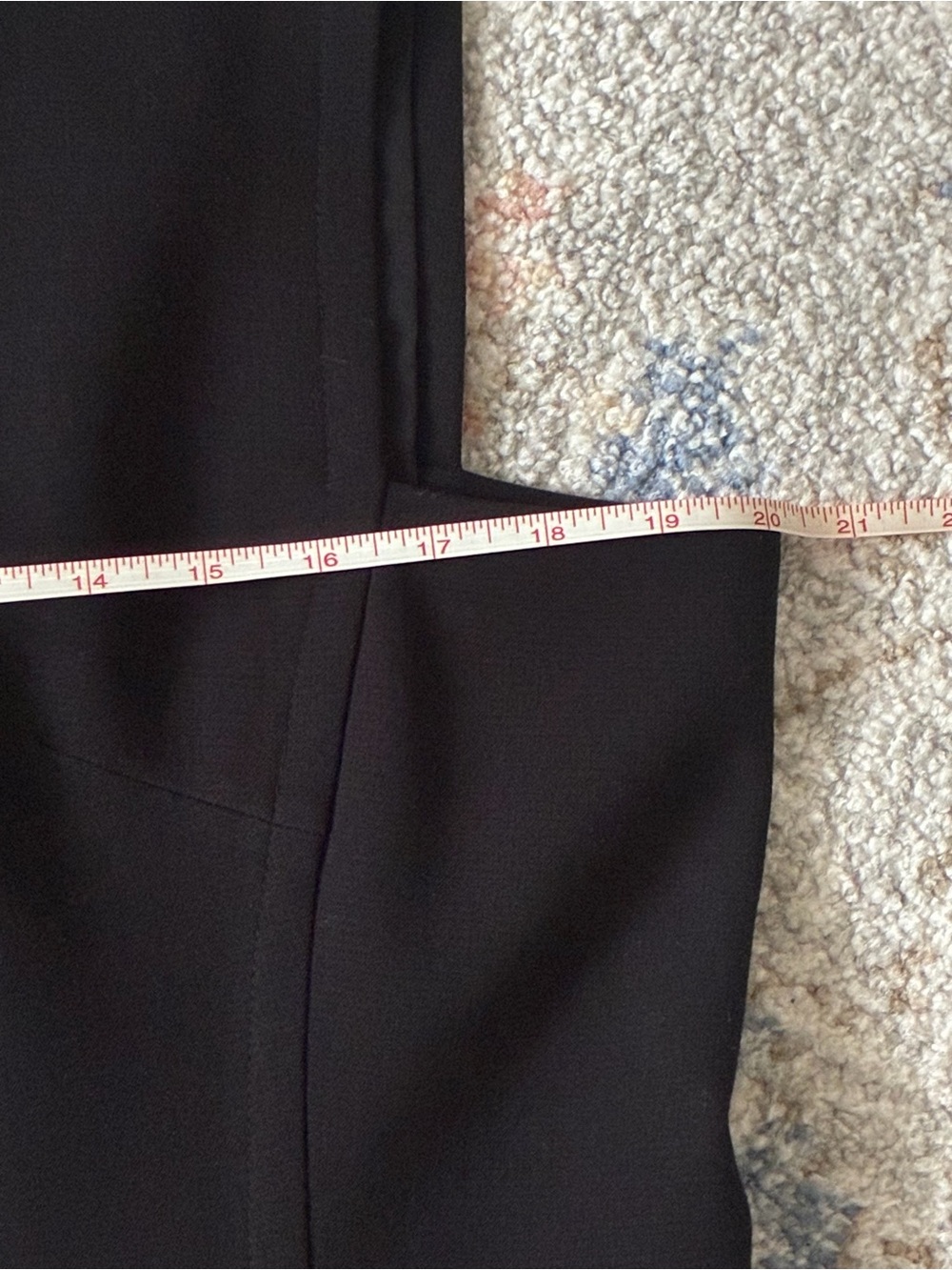 Talbots Black Sleeveless Ponte Fabric Fit-and-Flare Dress - Picture 5 of 10
